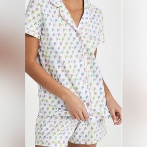 Roller Rabbit x Stoney Clover Lane Palm Dreams Polo Pajama Set Small